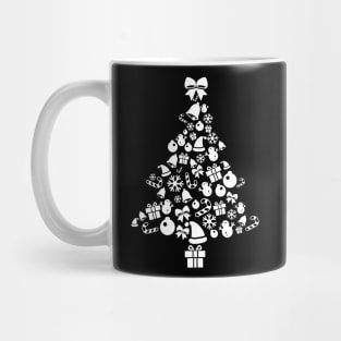 Winter Snowflake White Christmas Mug